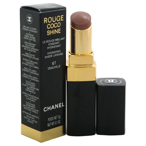 chanel rouge coco shine deauville 67|Chanel Deauville Rouge Coco Shine Hydrating Sheer Lipshine.